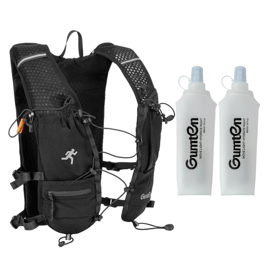 Marathon Trail Running Hydration Backpack Vest - Unisex Lightweight Nylon Vest with Multi-Pocket Storage