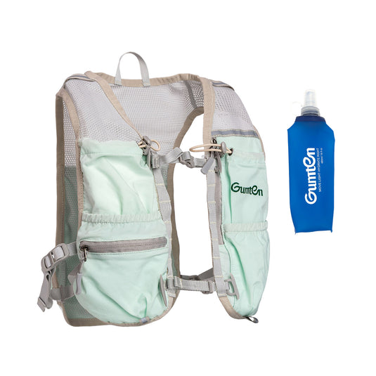 Running Vest for Women and Men, Hydration Running Backpack, Runners Vest, Hydration Vest, with Front Phone Holder, Adjustable Chest and Waist Strap