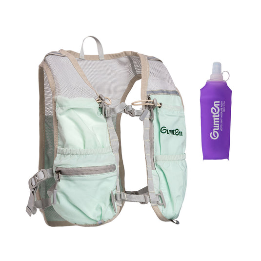 Running Vest for Women and Men, Hydration Running Backpack, Runners Vest, Hydration Vest, with Front Phone Holder, Adjustable Chest and Waist Strap