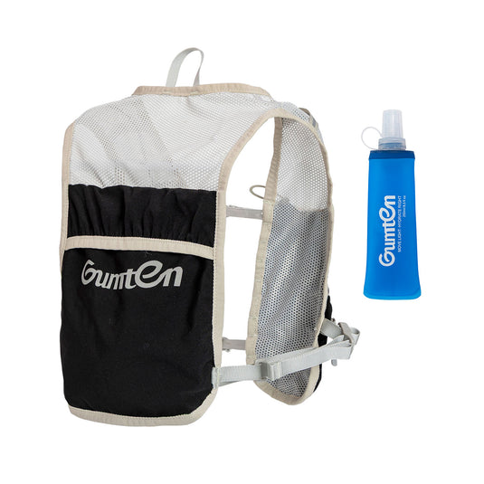 Gumten Running Vest, Breathable Running Hydration Vest with 250ML Water Bladder, Sport Vest for Hiking, Trail Marathon Race, Ideal for Women and Men