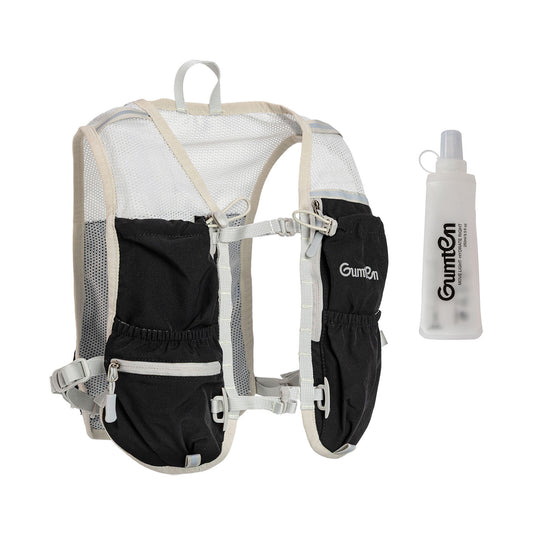 Gumten Running Vest, Breathable Running Hydration Vest with 250ML Water Bladder, Sport Vest for Hiking, Trail Marathon Race, Ideal for Women and Men