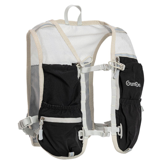 Gumten Logo Outdoor Sports Hiking Cycling Racing Lightweight Nylon Hydration Pack Trail Running Vest for Men Women