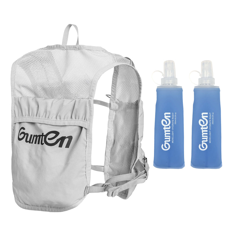 Load image into Gallery viewer, Gumten Hydration Running Vest with Air Mesh Shoulder Straps, Front Pockets &amp; Back Pocket, Breathable, Lightweight For race
