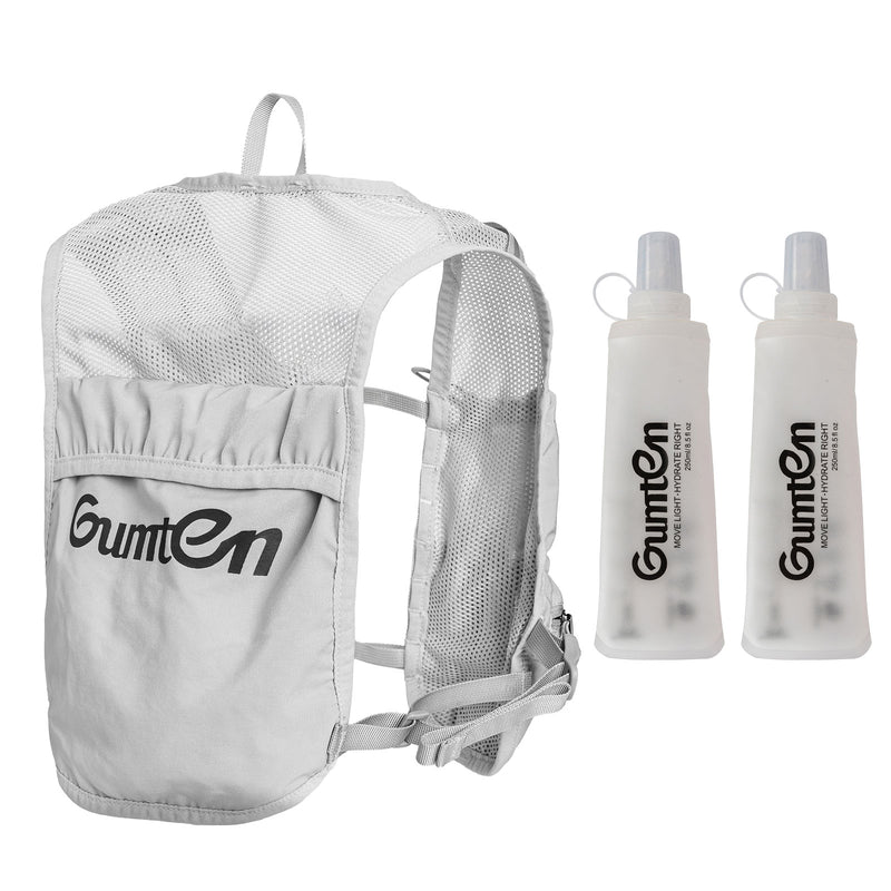 Load image into Gallery viewer, Gumten Hydration Running Vest with Air Mesh Shoulder Straps, Front Pockets &amp; Back Pocket, Breathable, Lightweight For race
