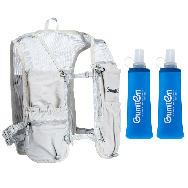 Load image into Gallery viewer, Gumten Hydration Running Vest with Air Mesh Shoulder Straps, Front Pockets &amp; Back Pocket, Breathable, Lightweight For race
