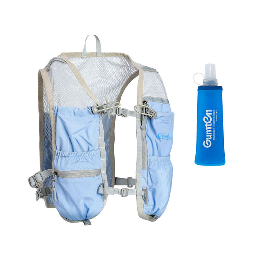 Adjustable Lightweight Hydration Running Vest for Trail Running Marathon Breathable Material, Durable Portable Soft Bottle Hydration Vest