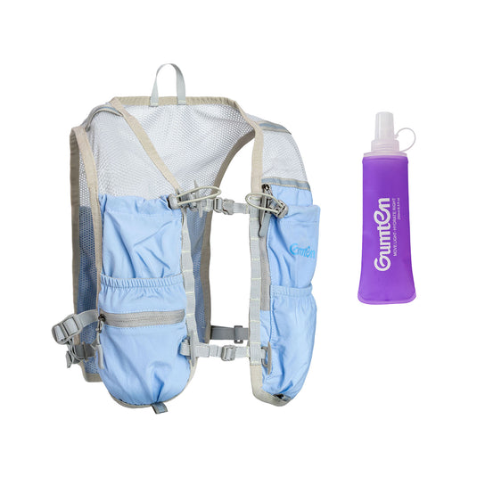 Adjustable Lightweight Hydration Running Vest for Trail Running Marathon Breathable Material, Durable Portable Soft Bottle Hydration Vest
