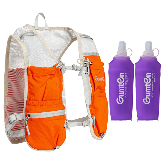 Gumten Women Men Fashion Adjustable Hiking Backpack Vest Marathon Lightweight Water Resistant Phone Holder Mesh Hydration