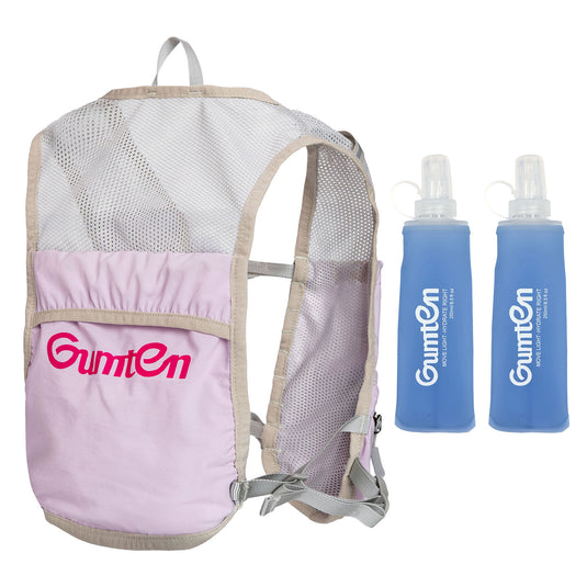 Gumten Lightweight Vest for Jogging Cycling Hiking Outdoor Bag Water Bottle Hydration Pack Trail Running Vest