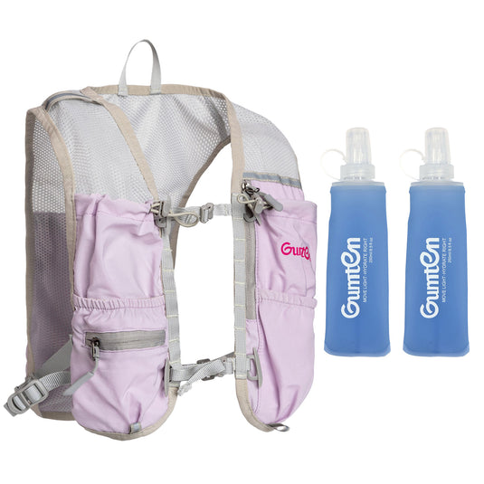 Gumten Lightweight Vest for Jogging Cycling Hiking Outdoor Bag Water Bottle Hydration Pack Trail Running Vest