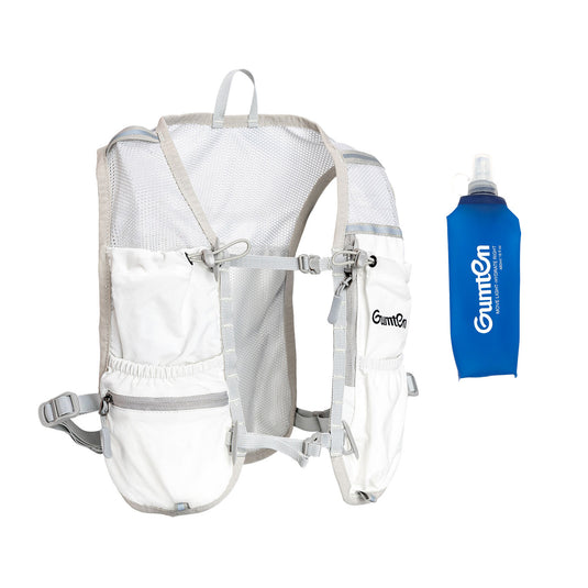 Gumten Hydration Running Vest Backpack, Lightweight Water Pack for Men Women Hydration Backpack for Trail Race, Hiking, Cycling, Climbing, Camping, Jogging, Marathon