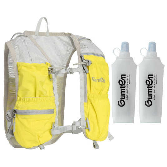 Running Hydration Vest for Women Men - Lightweight Running Water Backpack Hydration Pack with 6 Pockets, Breathable Water Vest for Hiking Trail Cycling Marathon Race