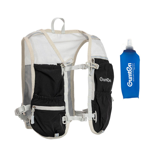 Running Vest for Women and Men, Hydration Running Backpack, Runners Vest, Hydration Vest, with Front Phone Holder, Adjustable Chest and Waist Strap