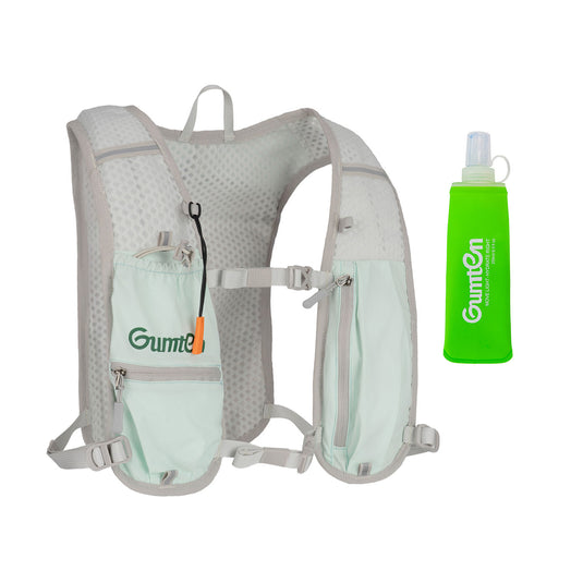 Gumten Outdoor Adventure Ready Hydration Vest Waterproof Running Vest with Water Bottle Storage & Phone Holder