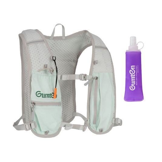 Gumten Outdoor Adventure Ready Hydration Vest Waterproof Running Vest with Water Bottle Storage & Phone Holder