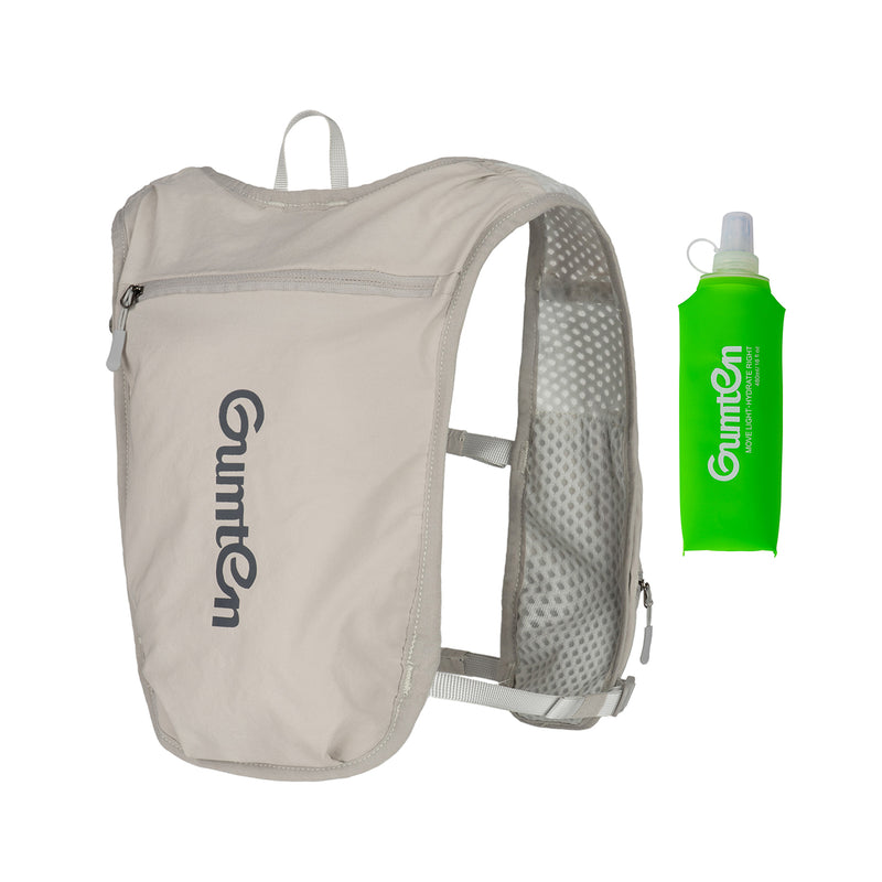 Load image into Gallery viewer, Gumten Breathable Hydration Vest - Lightweight Running Hiking Jogging Vest with Waterproof Zipper &amp; Water Bottle
