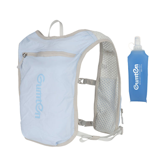 Gumten Durable Custom Hydration Vest - Waterproof Breathable Running Hiking Jogging Vest with Multi-Pocket Design & Adjustable Fit