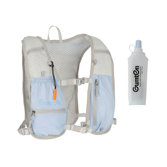 Gumten Durable Custom Hydration Vest - Waterproof Breathable Running Hiking Jogging Vest with Multi-Pocket Design & Adjustable Fit