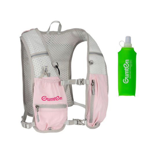 Lightweight Breathable Hydration Vest - Unisex Running Hiking Outdoor Vest with Water Bottle Holder & Reflective Strips