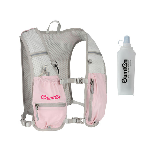 Lightweight Breathable Hydration Vest - Unisex Running Hiking Outdoor Vest with Water Bottle Holder & Reflective Strips