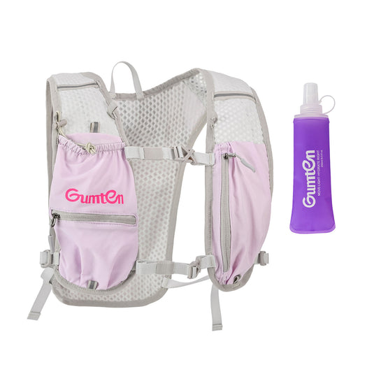 Durable Nylon Hydration Vest - Lightweight Running Jogging Hiking Vest with Waterproof& Adjustable Straps