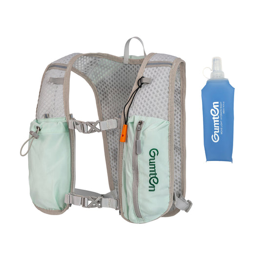 Adjustable Lightweight Reflective 480ML Water Bottle Phone Holder Storage Hydration Backpack Running Vest for Sports Cycling