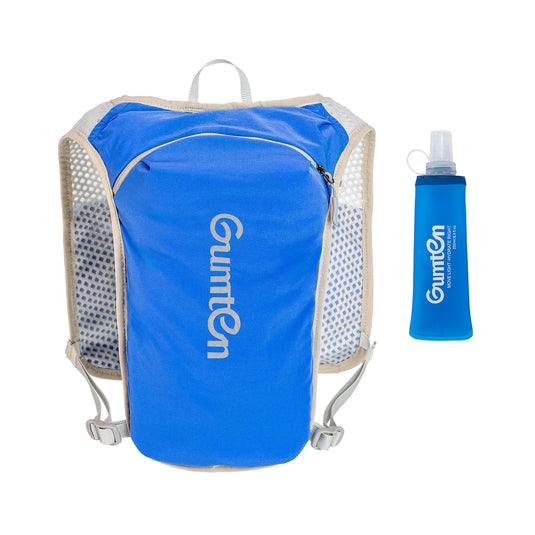 Gumten Running Vest for Women Men Adjustable Chest Straps Running Hydration Vest with Soft Flask Lightweight Hydration Backpack