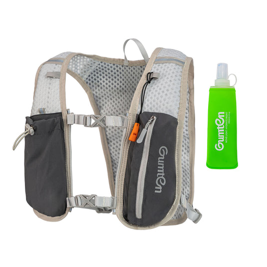 Gumten Lightweight Nylon Anti-Theft Zipper Closure Water Hydration Running Vest Portable Outdoor Backpack