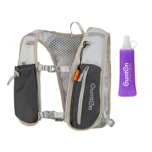 Gumten Lightweight Nylon Anti-Theft Zipper Closure Water Hydration Running Vest Portable Outdoor Backpack