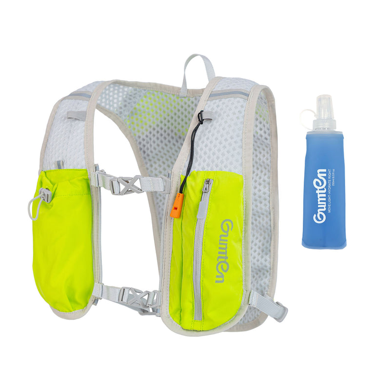 Load image into Gallery viewer, Gumten Outdoor Lightweight Hiking Trail Running Cycling Race Water Hydration Pack Vest with 250ML Water Flask for Women Men
