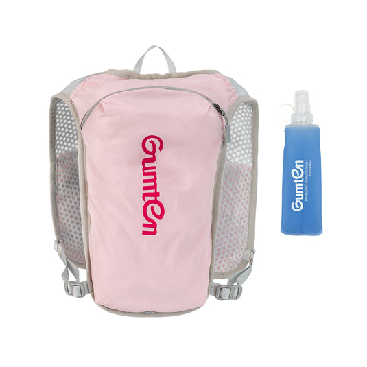 New Arrivals Lightweight Cycling Bicycle Hydration Pack Gumten Logo Nylon Backpack with Water Bottle Bag for Outdoor Sports