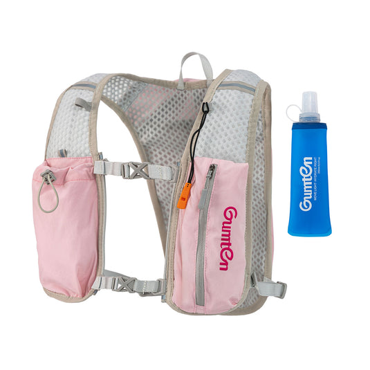 New Arrivals Lightweight Cycling Bicycle Hydration Pack Gumten Logo Nylon Backpack with Water Bottle Bag for Outdoor Sports