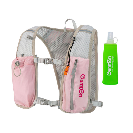 New Arrivals Lightweight Cycling Bicycle Hydration Pack Gumten Logo Nylon Backpack with Water Bottle Bag for Outdoor Sports