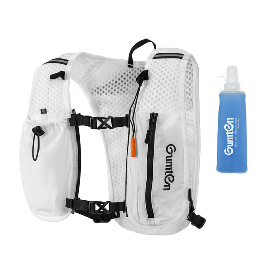 Gumten Lightweight Hydration Pack Backpack Vest for Trail Running Hiking Cycling Waterproof Portable